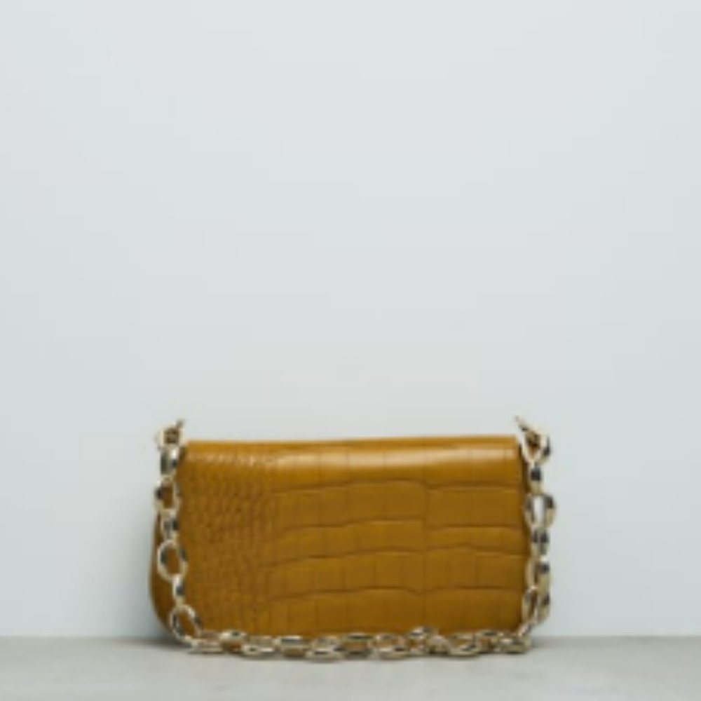 CHAIN SHOULDER STRAP BAG TOASTED BROWN - REF. 6313/810